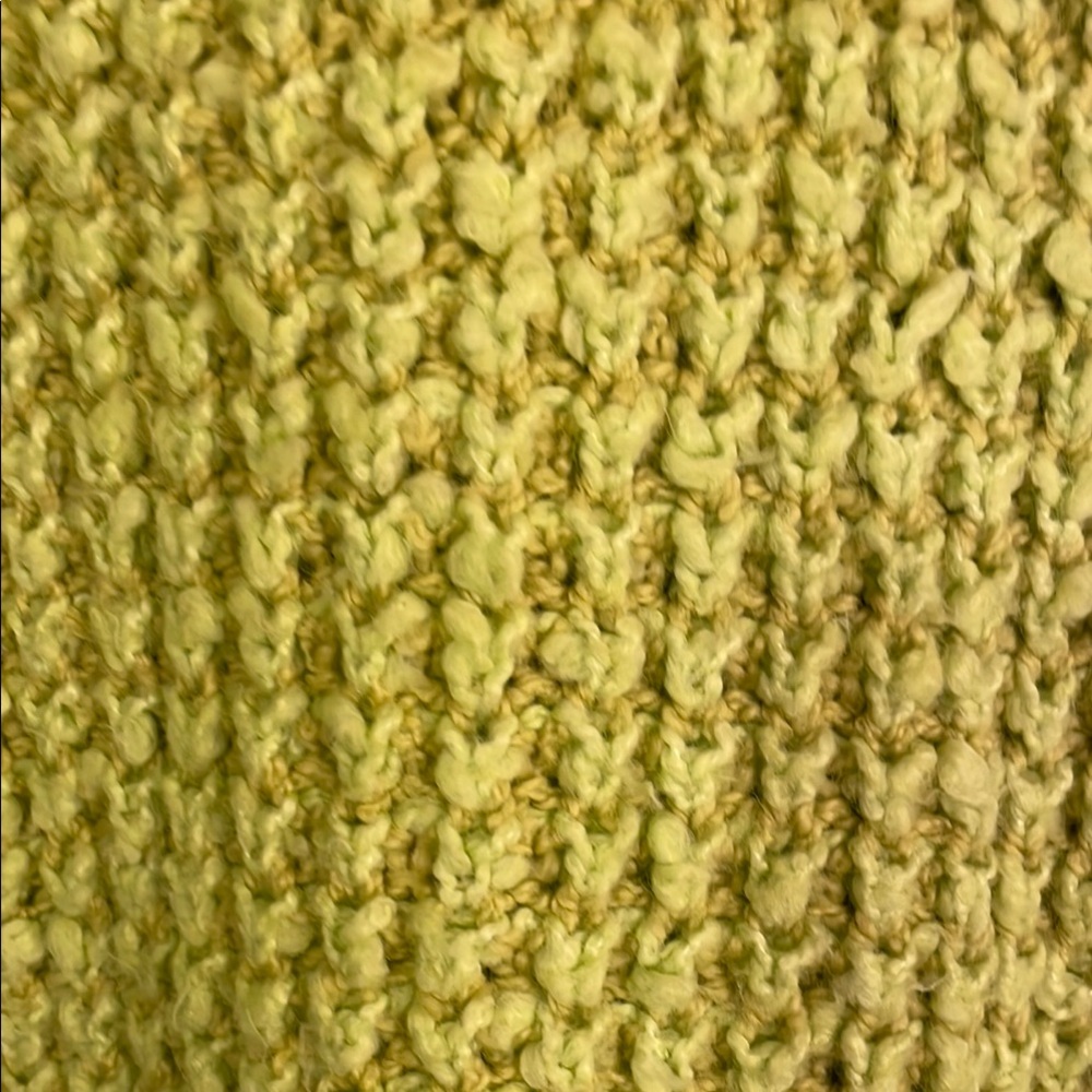 Free People Whistle Thermal Henley Sweater in Acid Lime, size XS - Picture 10 of 11